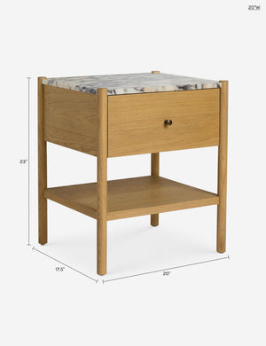 Philana Nightstand : Honey Oak / 26