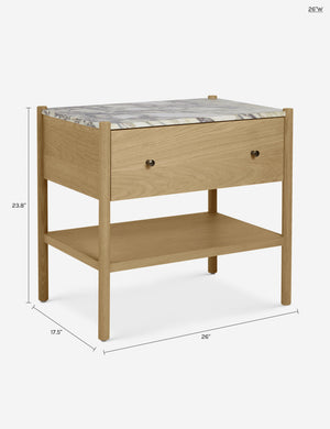 Philana Nightstand : Honey Oak / 26