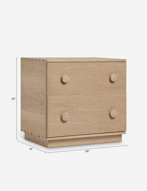 Open Box: Pickford Nightstand, White Wash