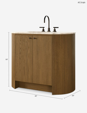 Sadiya Bath Vanity : Natural / 40