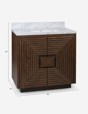 Sebastian Bath Vanity : Travertine / 36