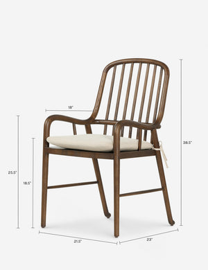 Brenna Dining Chair by Amber Lewis x Four Hands : Drifted Oak