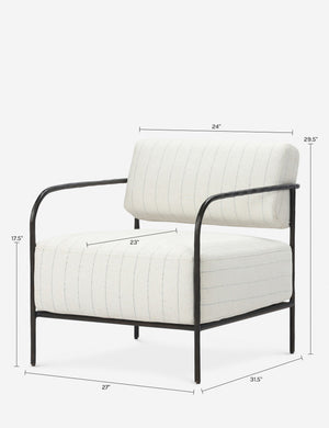 Consuelo Outdoor Accent Chair : Cream