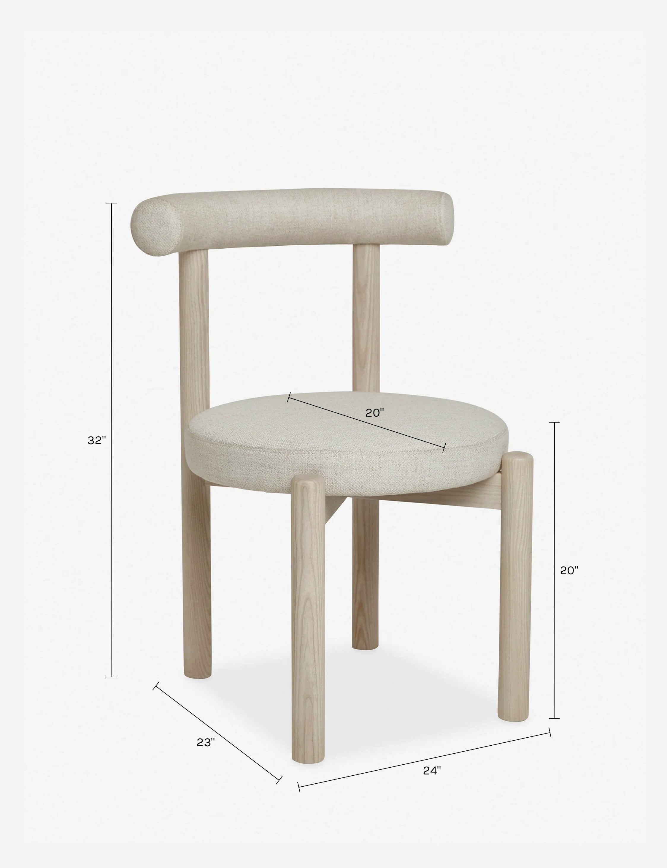 Lulu and Georgia Dame Dining Chair - Thumbnail 4