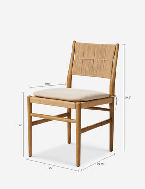 Dara Dining Chair by Amber Lewis x Four Hands : Dune