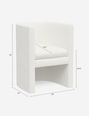 Enfield Dining Chair : Navy Linen