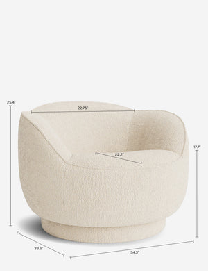 Fern Swivel Chair by Sarah Sherman Samuel : Verde Velvet
