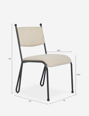 Fidia Dining Chair by Aimee Song : Taupe Basketweave