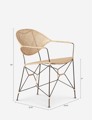 Indre Outdoor Accent Chair : Brown