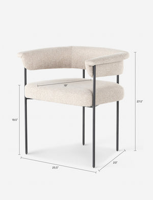 Kyleigh Dining Chair : Slate Boucle