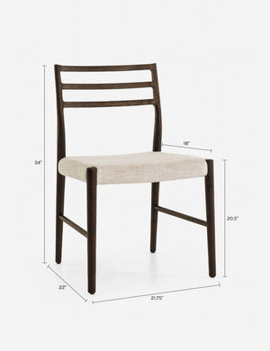 Lauret Dining Chair : Dark Brown