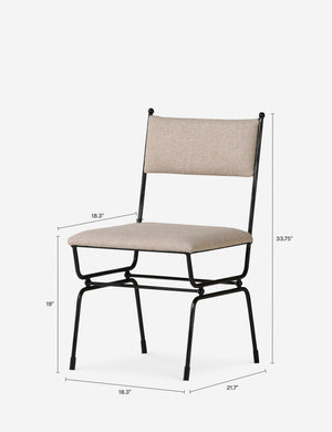 Posta Dining Chair by Gillian Segal for Moe's : Beige