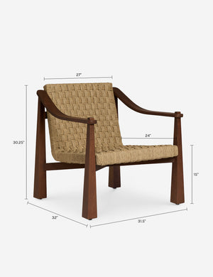Open Box: Rashad Accent Chair, Brown