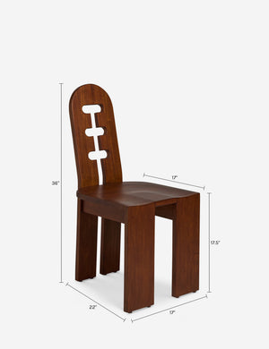 Rivas Dining Chair by Sarah Sherman Samuel : Chestnut