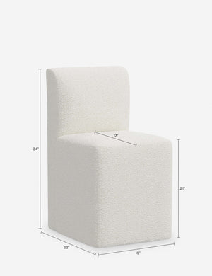 Russell Dining Chair : Brown Boucle