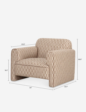 Open Box: Sibley Accent Chair, Taupe