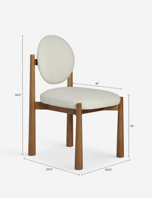 Open Box: Truett Dining Chair, Ivory Basketweave