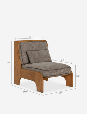 Valley Accent Chair by Sarah Sherman Samuel : Cafe Basket Boucle
