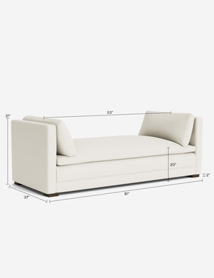 Elvie Chaise : Granite Performance Basketweave