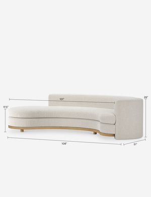 Jensen Chaise by Button Atelier x Co.House Designs : Brie Classic Velvet