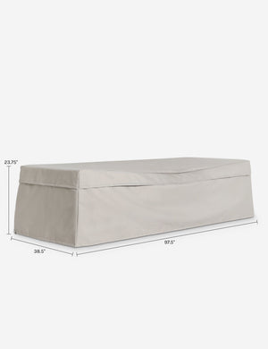 Aisha Sofa Outdoor Furniture Cover : Tan