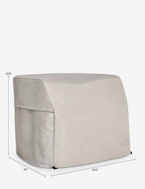 Hadler Swivel Chair Outdoor Furniture Cover : Tan