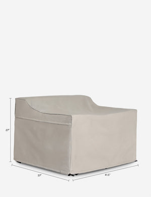 Peggy Accent Chair Outdoor Furniture Cover : Tan