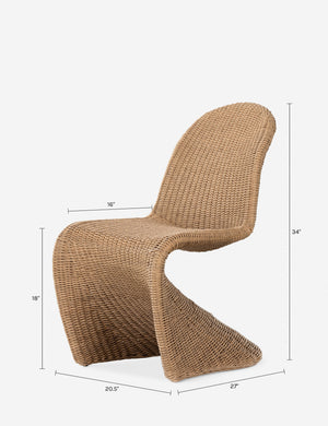 Manila Indoor / Outdoor Dining Chair : Natural