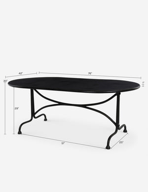 Dante Outdoor Dining Table : Bronze