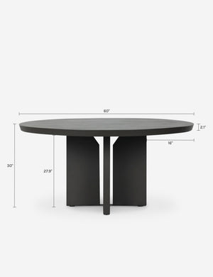 Onslow Outdoor Dining Table : Bronze