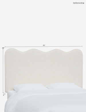 Clementine Headboard : Green Luxe Boucle / Queen