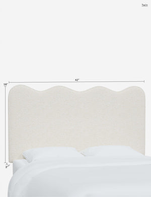 Clementine Headboard : Green Luxe Boucle / Queen