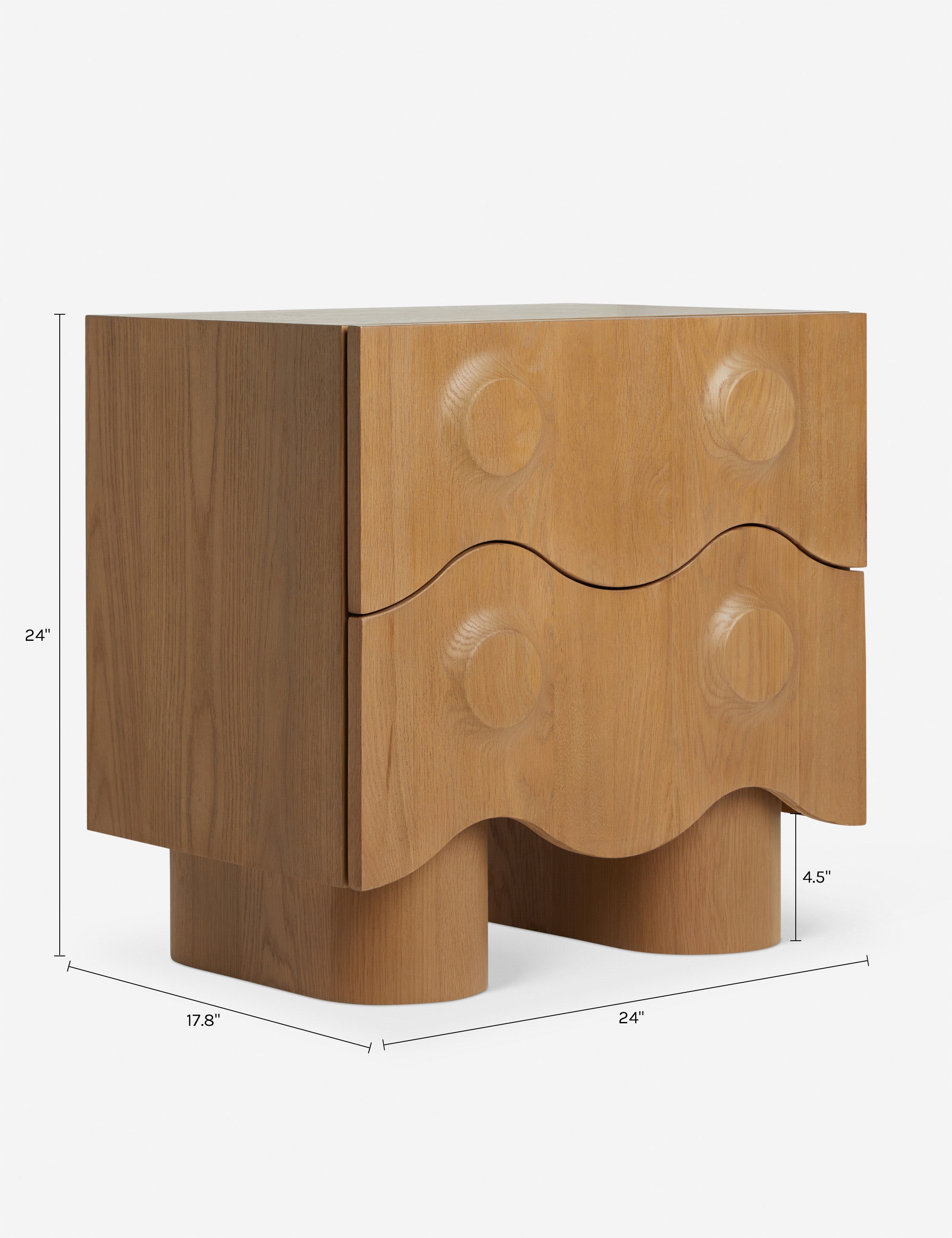 Kitson Two-Drawer Nightstand