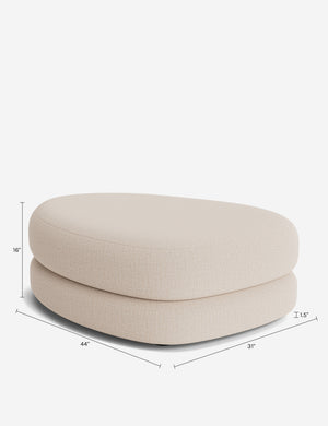 Viisi Ottoman by Sarah Sherman Samuel : Apricot Mini Corduroy