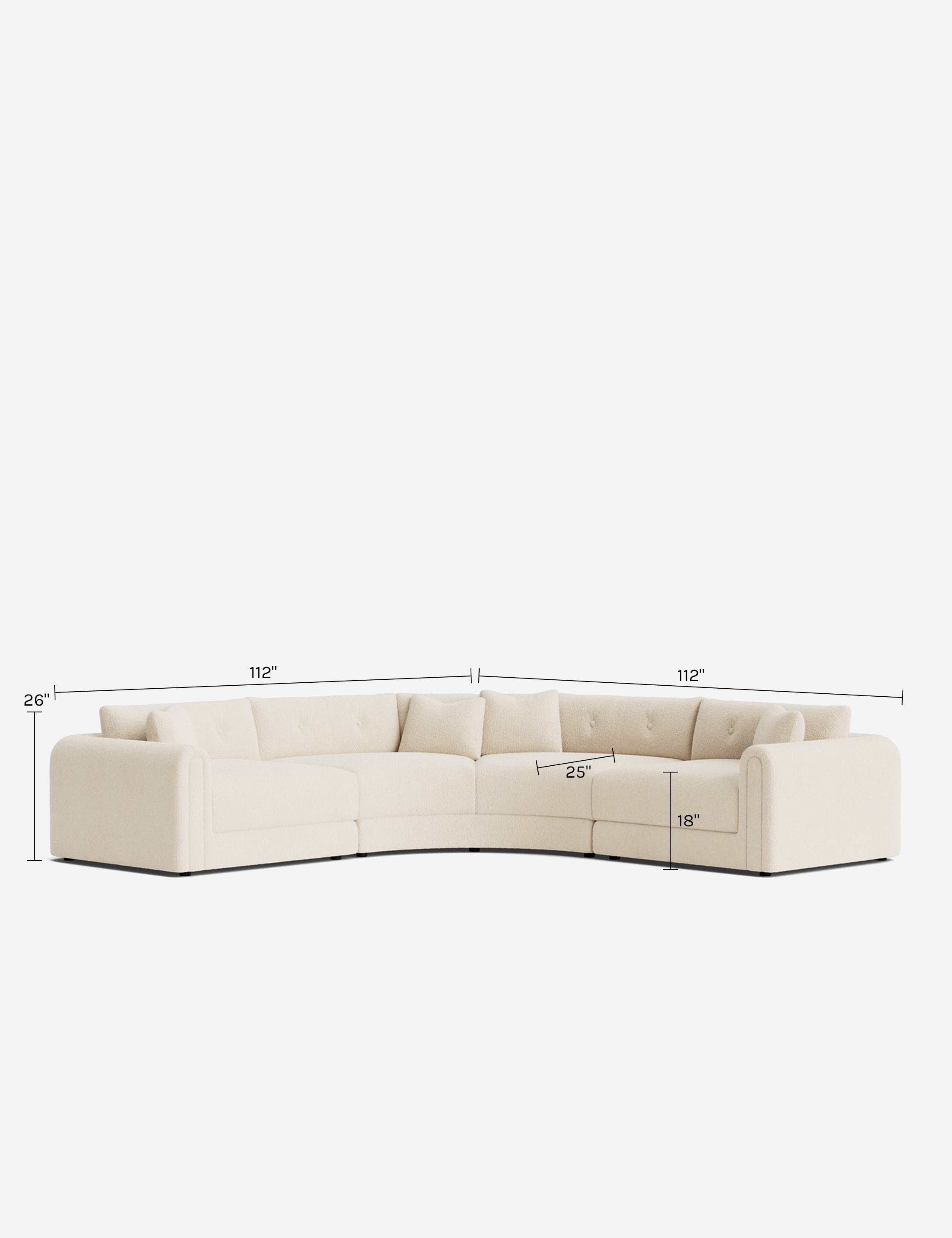 Lulu and Georgia Rosado Sectional Sofa