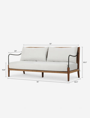 Andover Outdoor Sofa by Amber Lewis x Four Hands : Alessi Linen