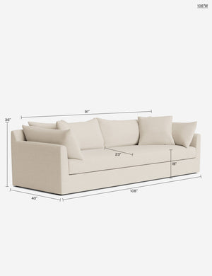 Cashel Sofa : Balsam Classic Velvet / 108