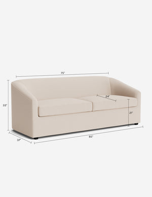 Landry Sleeper Sofa : Chambray Crypton Nomad