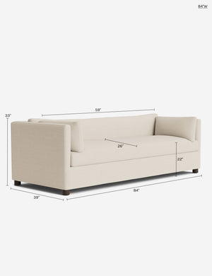 Lotte Sofa : Cognac Velvet / 96
