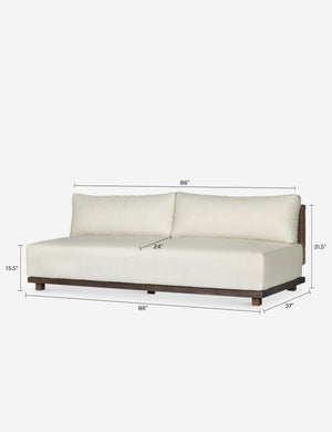 Manzano Outdoor Sofa : Cream
