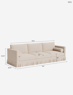 Marella Sofa by Heidi Caillier : Haris Tidal Linen by Heidi Caillier / 71