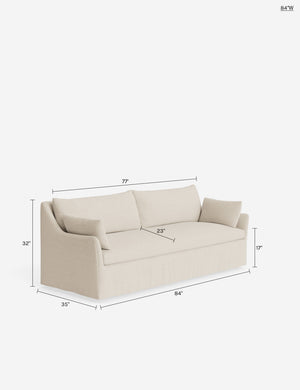 Portola Slipcover Sofa : Natural / 84