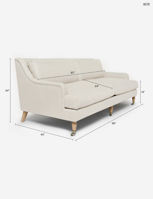 Rivington Sofa by Ginny Macdonald : Natural / 84