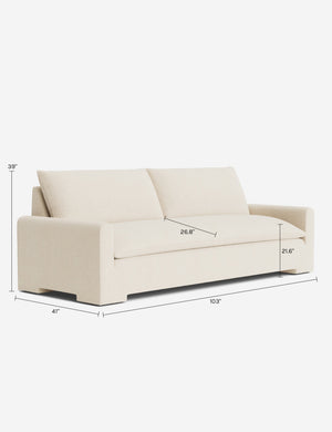 Rupert Sofa by Sarah Sherman Samuel : Cognac Velvet
