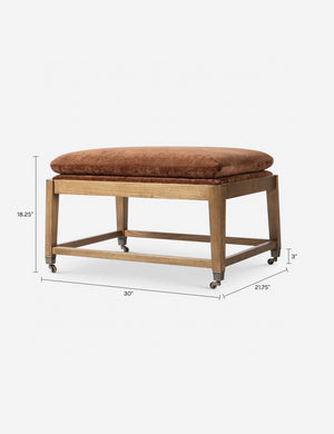 Eleanor Stool by Amber Lewis x Four Hands : Sienna