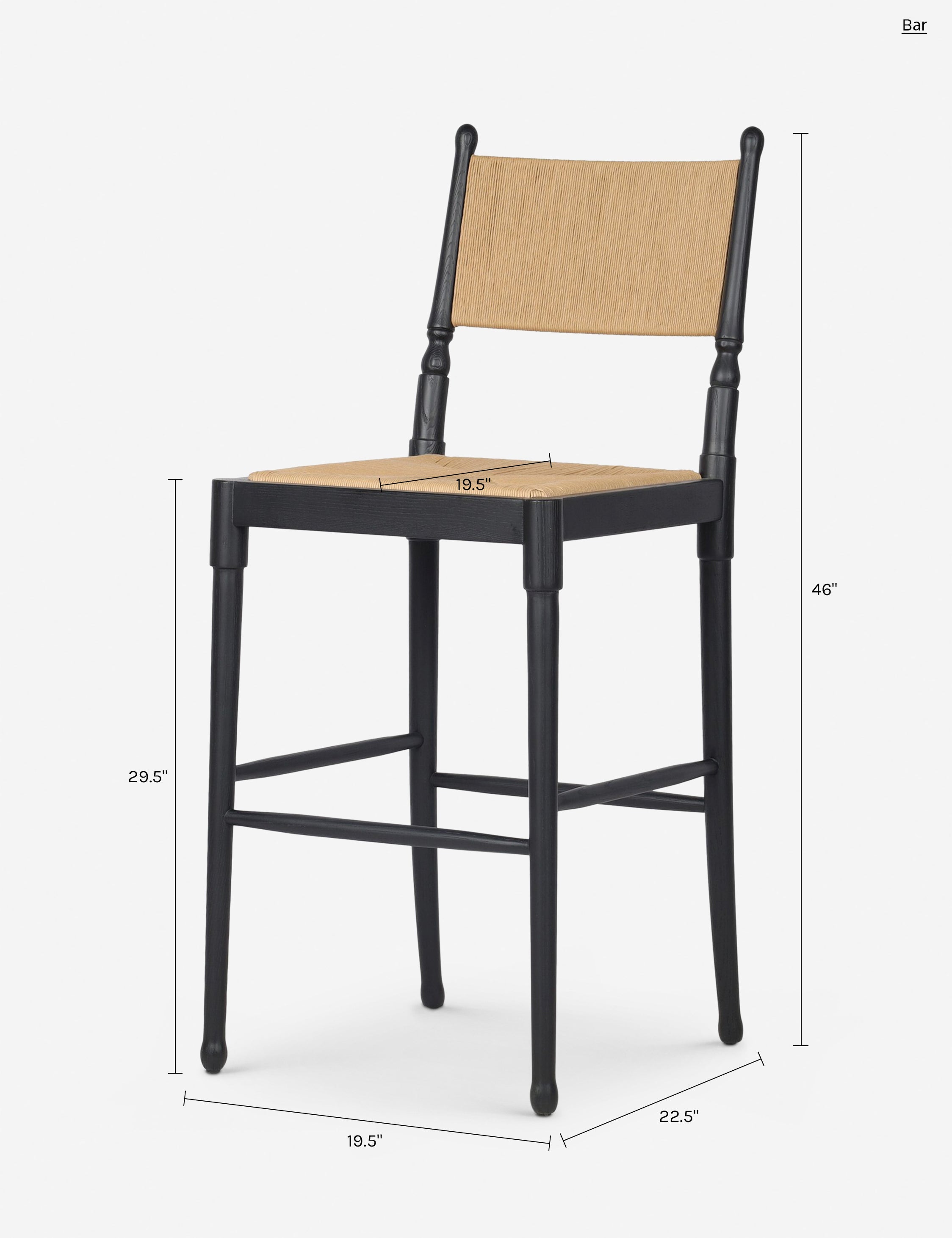 Amber Lewis x Four Hands Fayth Stool - Thumbnail 2