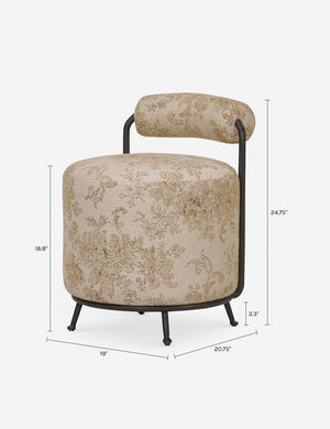 Gwendolyn Stool by Amber Lewis x Four Hands : Fallingbrook Natural