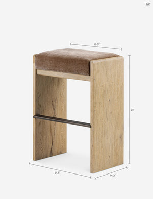 Hardin Bar And Counter Stool : Mushroom / Bar