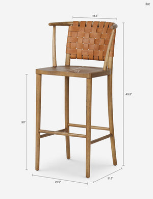 Joyner Bar And Counter Stool : Tobacco / Bar