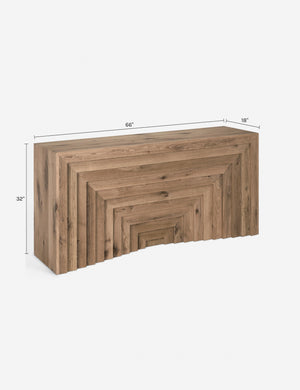 Alessia Console Table : Natural